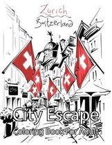 City Escape Coloring Book For Adult