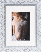 Cadre photo - Henzo - Chic baroque - Format photo 15x20 - Blanc