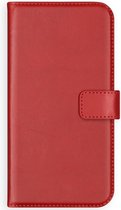 Selencia Echt Lederen Booktype Samsung Galaxy Note 10 Plus hoesje - Rood