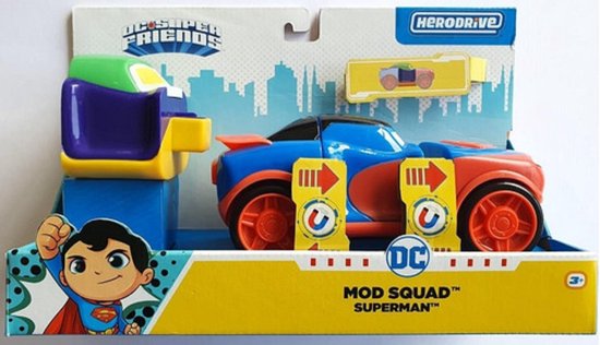 Dc Super Friends Mod Squad Superman Herodrive Voertuig