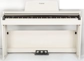 Digitale huispianoÆs - Fame DP-3000 WH - Digitale piano wit mat (88 toetsen met hammer action, 3 pedalen & koptelefoonaansluiting, voor beginners)