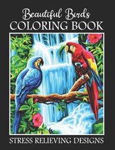 Beautiful Birds Coloring Book Stress Relieving Designs