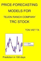 Price-Forecasting Models for Tejon Ranch Company TRC Stock