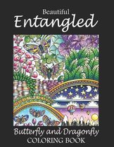 Beautiful Entangled Butterfly and Dragonfly Coloring Book