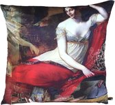 MA-FEELING Sierkussen Josephine (Multi, 70x70 cm) - Fluweel - Uniek cadeau - Handgemaakt - Duurzaam