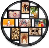 Fotolijst - Henzo - Discus Gallery - Collagelijst voor 9 foto's - Fotomaat 10x15 cm - Zwart