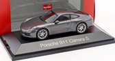 Herpa Porsche auto 911- grijs metallic
