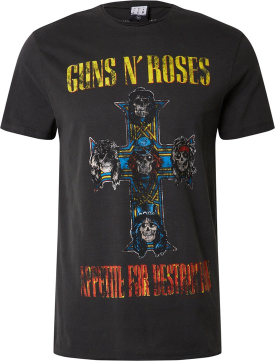 Amplified shirt guns n roses appetite for destruction Donkergrijs-Xl