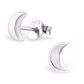 Aramat jewels ® - 925 sterling zilveren oorbellen maan
