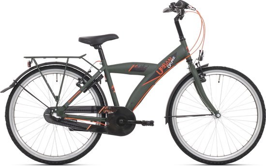 zwaarlijvigheid In tegenspraak ONWAAR Bikefun 26" Nexus 3 Urban City - Jongens - kaki green mat - jongensfiets 26  inch -... | bol.com