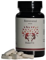 MakeVit Resveratrol - 60 tabletten van 100 mg - Japanse Duizendknoop - Polygonum cuspidatum