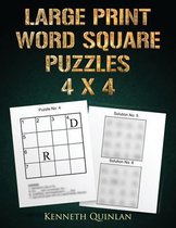 Large Print Word Square Puzzles - 4 x 4