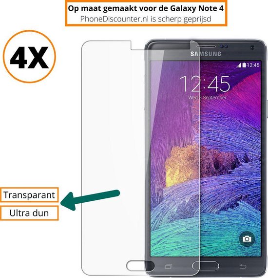 protecteur d'écran galaxy note 4 | Verre de protection trempé pour Galaxy  Note 4 4x |... | bol.com