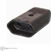 Bachmann® - Platte contra stekker - Zwart
