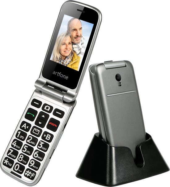 Artfone G3 - Senioren Mobiele Telefoon - Camera - 3G - Noodknop - GSM met  Oplaadstation | bol.com
