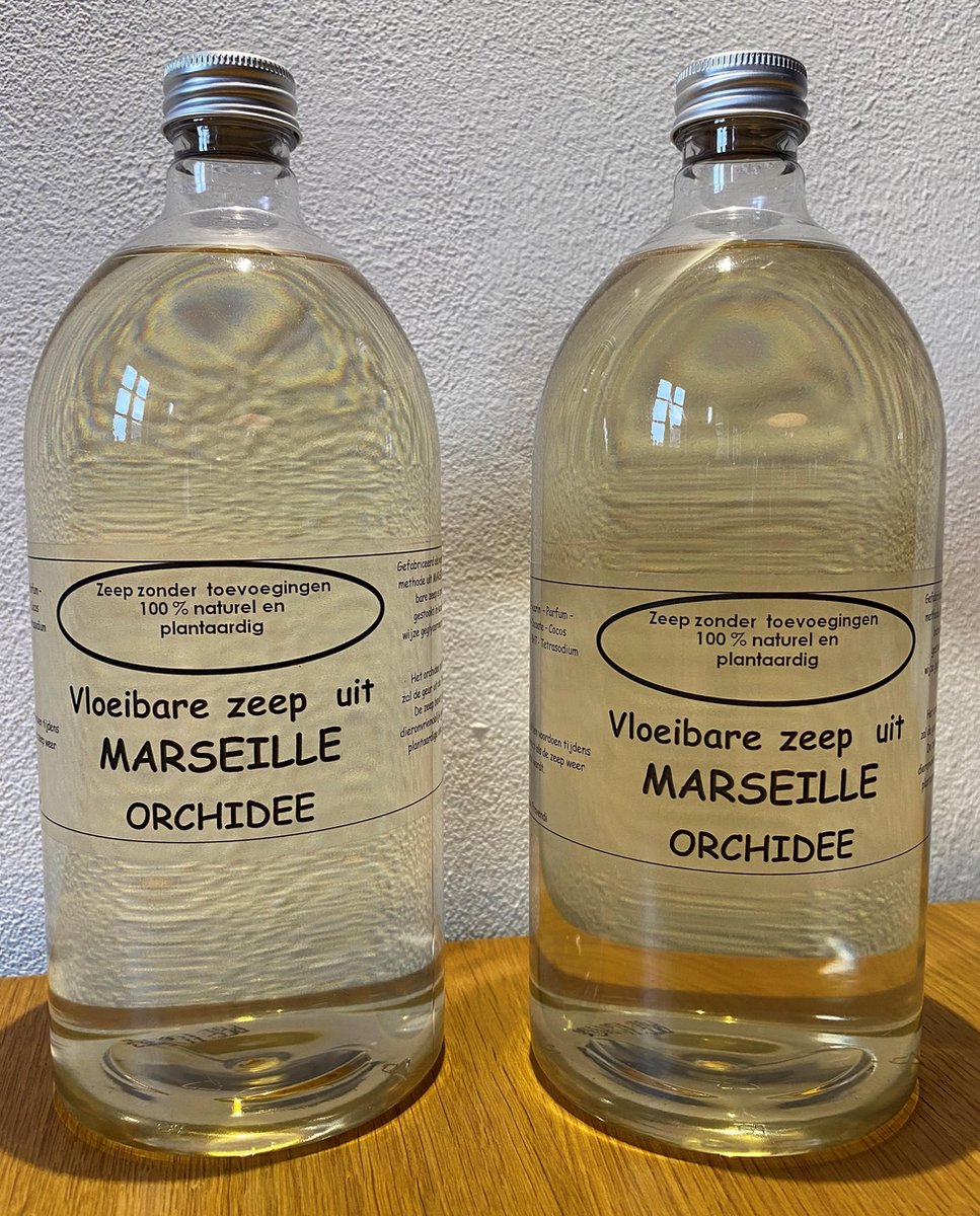 Vloeibare Marseille zeep, navulling 2 x 1000 ml Orchidee