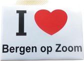 Koelkast magneet I love  Bergen Op Zoom