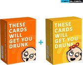Set van 2 stuks - Drankspel - These Cards Will Get You Drunk & These Cards Will Get You Drunk Too - Kaartspel - Set Kaarten