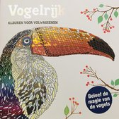 Kleurboek voor volwassenen - Vogelrijk - 29 x 29 cm