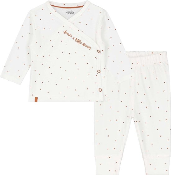 Voorafgaan Glad alcohol Prénatal Baby Unisex Pyjama - babykleding voor jongens en meisjes - Maat 56  - Wit | bol.com
