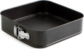 VSE vierkante springvorm 26 x 26 cm antraciet