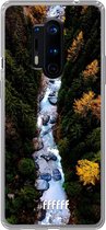 OnePlus 8 Pro Hoesje Transparant TPU Case - Forest River #ffffff