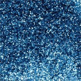 Bio-glitter, d 0,4 mm, blauw, 10 gr/ 1 Doosje