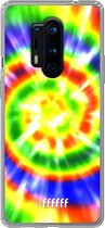 OnePlus 8 Pro Hoesje Transparant TPU Case - Hippie Tie Dye #ffffff