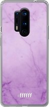 OnePlus 8 Pro Hoesje Transparant TPU Case - Lilac Marble #ffffff