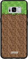 Samsung Galaxy S8 Hoesje TPU Case - Minecraft - Grass #ffffff