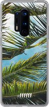 OnePlus 8 Pro Hoesje Transparant TPU Case - Palms #ffffff