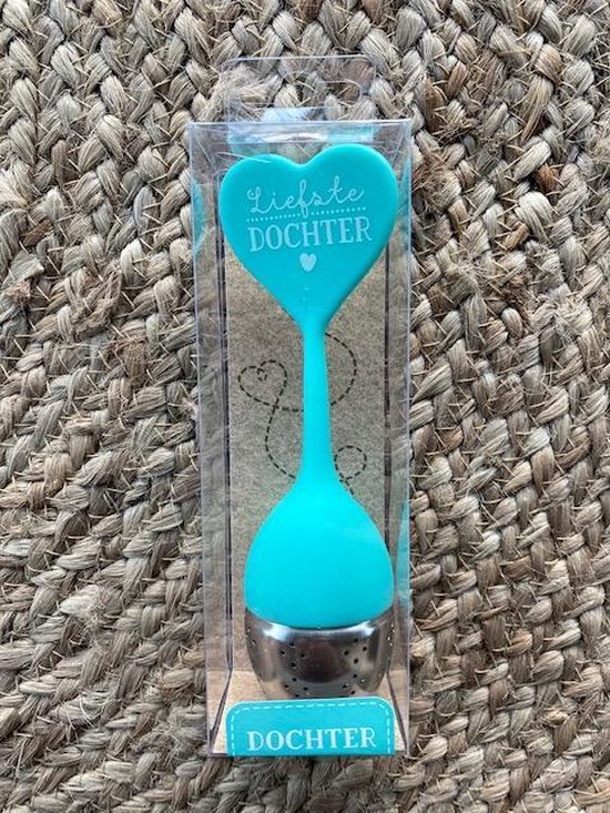 Passoire à thé avec texte / chère fille / agréable à combiner avec les verres à thé assortis / fête des mères / anniversaire / cadeau / amitié / amour / noël