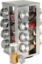 Lioretti’s® Kruidenrekje | Roterend Kruidenrek | Kruidenpotjes | Rek Kruiden | Staand | met 16 Potjes