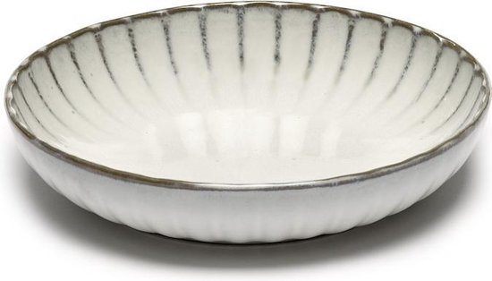 Serax Surface By Sergio Herman Bord Diep Wit D 12 cm H 1.6 cm Per 2 stuks