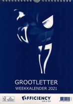 GROOTLETTER WEEKKALENDER A4 2022 EFFICIENCY