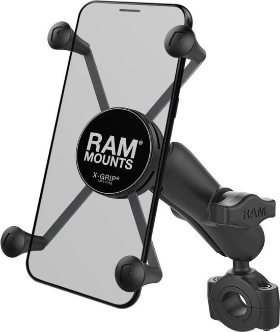 Foto: Ram mounts torque telefoonhouder fiets motor scooter universeel groot zwart