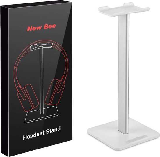 Newbee Koptelefoon Standaard - Headset Stand (wit) -