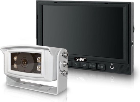 SVEN Professional Achteruitrijcamera Set 7 inch met Witte Camera | bol.com