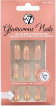 W7 Glamorous Nails - Shiny Pearl (met nagellijm)
