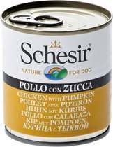 Schesir Hond Blik 285 g Kip&Pompoen