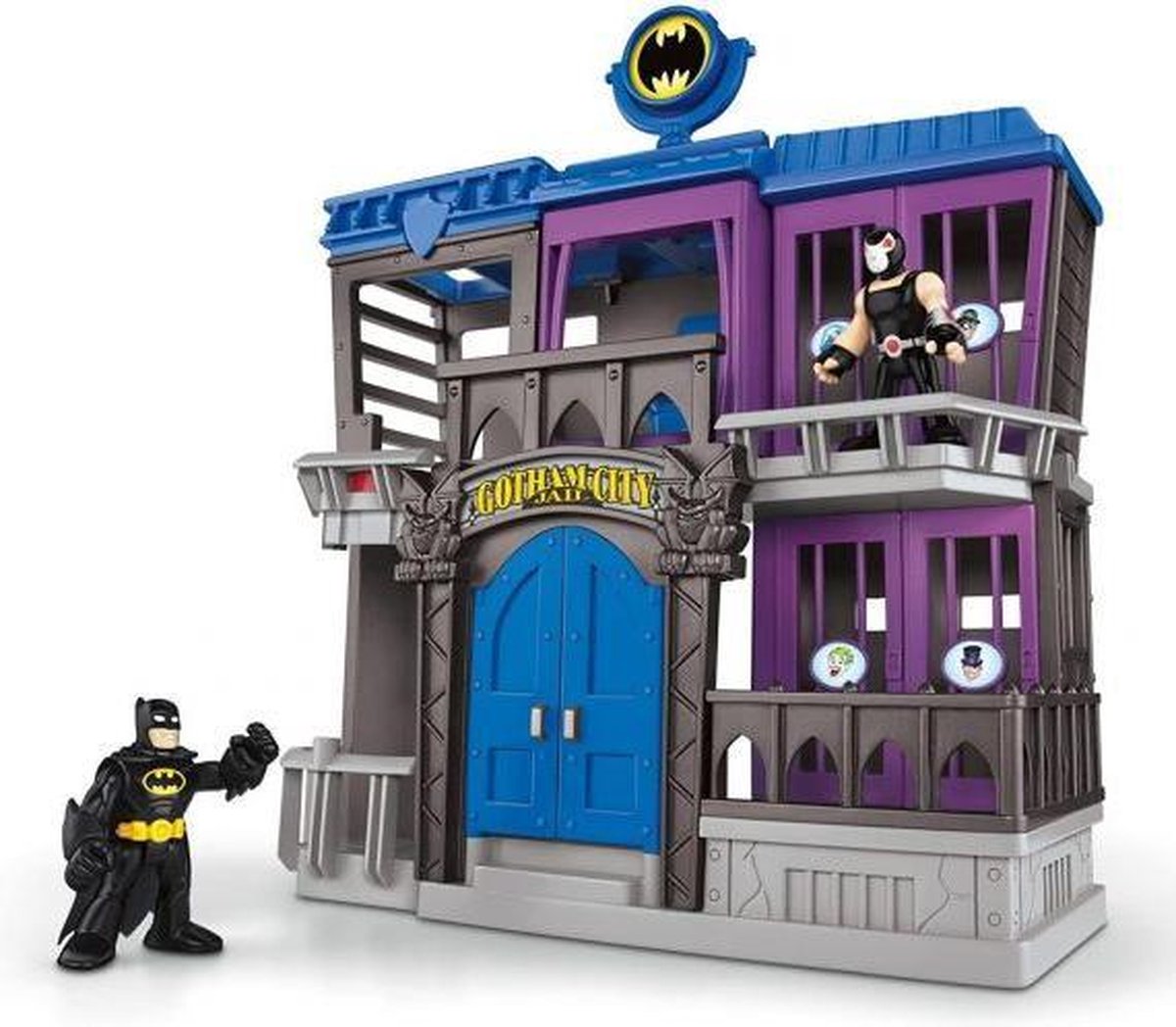 Imaginext-Quartier Général-Coffret 10 éléments avec figurine Batman