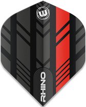 Winmau Rhino Extra Thick Zwart en Rood dartvluchten