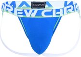 Andrew Christian Almost Naked Cotton Jock Blauw - MAAT XL - Heren Ondergoed - Jockstrap Heren - Heren Jock