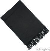Sjaal - unisex - 30 % Cashmere - zwart - extra dik - wol  - extra warm - damessjaal - herensjaal - kado vrouw - kado man -