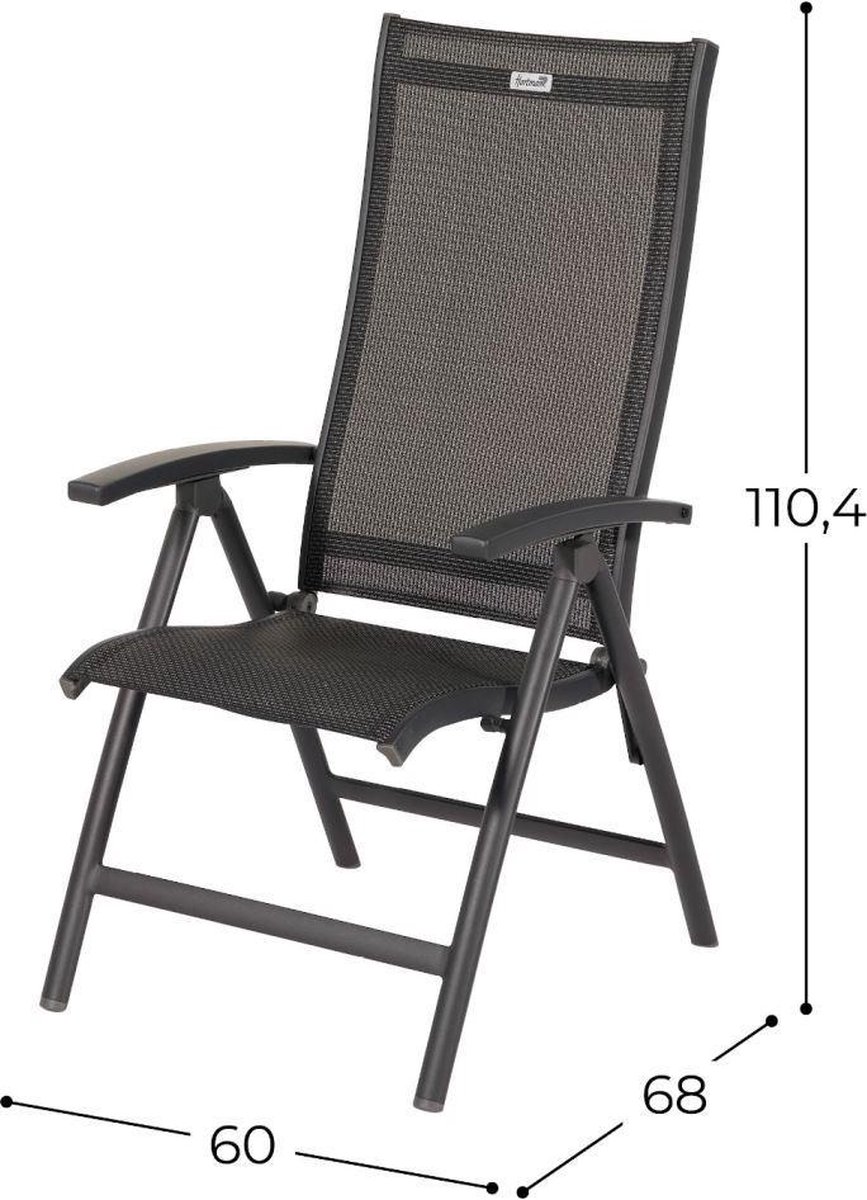 Hartman Chaise de jardin réglable Salvatore