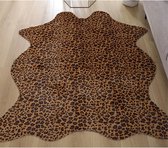 vloerkleed luipaard tijger print - 75x110 cm - Dierenvel tijgervel luipaardhuid Vloerkleed tapijt