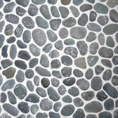 Progetto Pebblestone mozaiek 29,4x29,4 cm prijs is per vel, antraciet