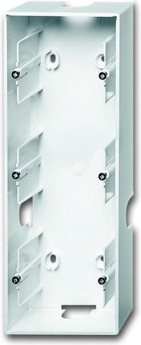 Busch-Jaeger Future Linear opbouwbak met bodem 3-voudig, studiowit