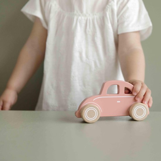 Little Dutch Houten Auto Pink — afbeelding 4