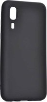 Softcase Backcover Geschikt voor Samsung Galaxy A2 Core hoesje - zwart